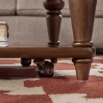 Bellevue Rectangular Coffee Table with Casters - Image 8