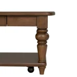 Bellevue Rectangular Coffee Table with Casters - Image 11
