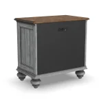 Plymouth Gray Nightstand - Image 11