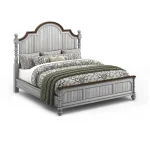 Plymouth Gray King Poster Bed - Image 7