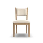 Normandy Pair of Upholstered Dining Chairs - Image 4