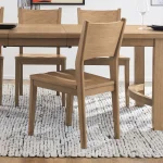 Normandy Pair of Wood Dining Chairs - Image 3