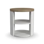 Melody White Round End Table - Image 4