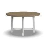 Melody White Round Dining Table - Image 4