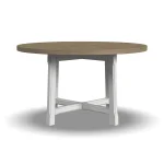 Melody White Round Dining Table - Image 5