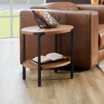 Millwork Brown Round End Table - Image 3