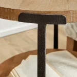 Millwork Brown Round End Table - Image 7