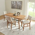 Millwork Brown Friendship Table - Image 11