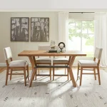 Millwork Brown Friendship Table - Image 13