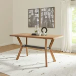 Millwork Brown Friendship Table - Image 3