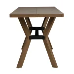 Millwork Brown Friendship Table - Image 5
