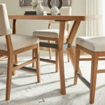Millwork Brown Friendship Table - Image 7
