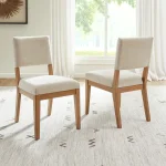 Millwork Off-White Pair of Dining Chairs - Image 3