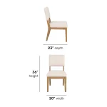 Millwork Off-White Pair of Dining Chairs - Image 6