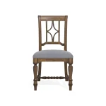 Plymouth Gray Pair of Upholstered Dining Chairs - Image 4