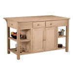 Super Kitchen Center w/ Breakfast Bar