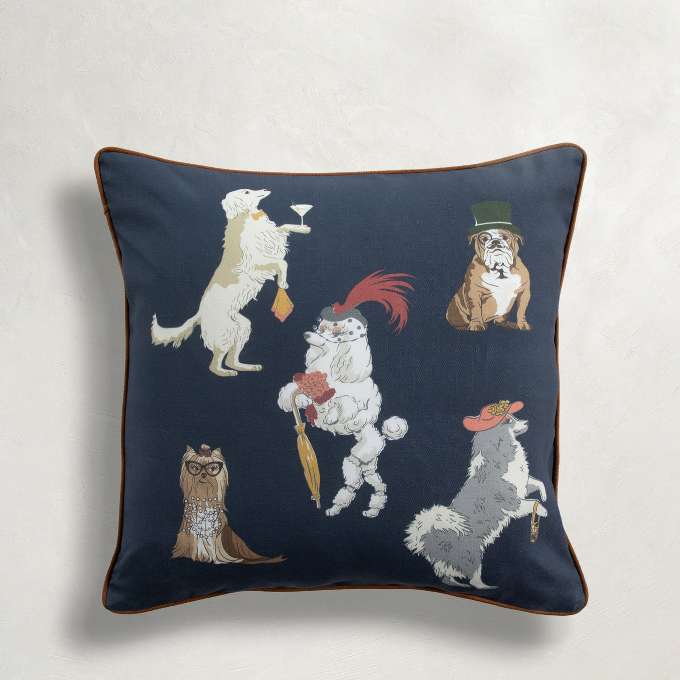 Posh Pups Outdoor Throw Pillow