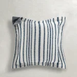 Shaggy Stripe Outdoor Throw Pillow - Image 3