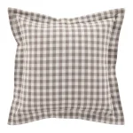 Check Plaid Outdoor Throw Pillow - Image 3