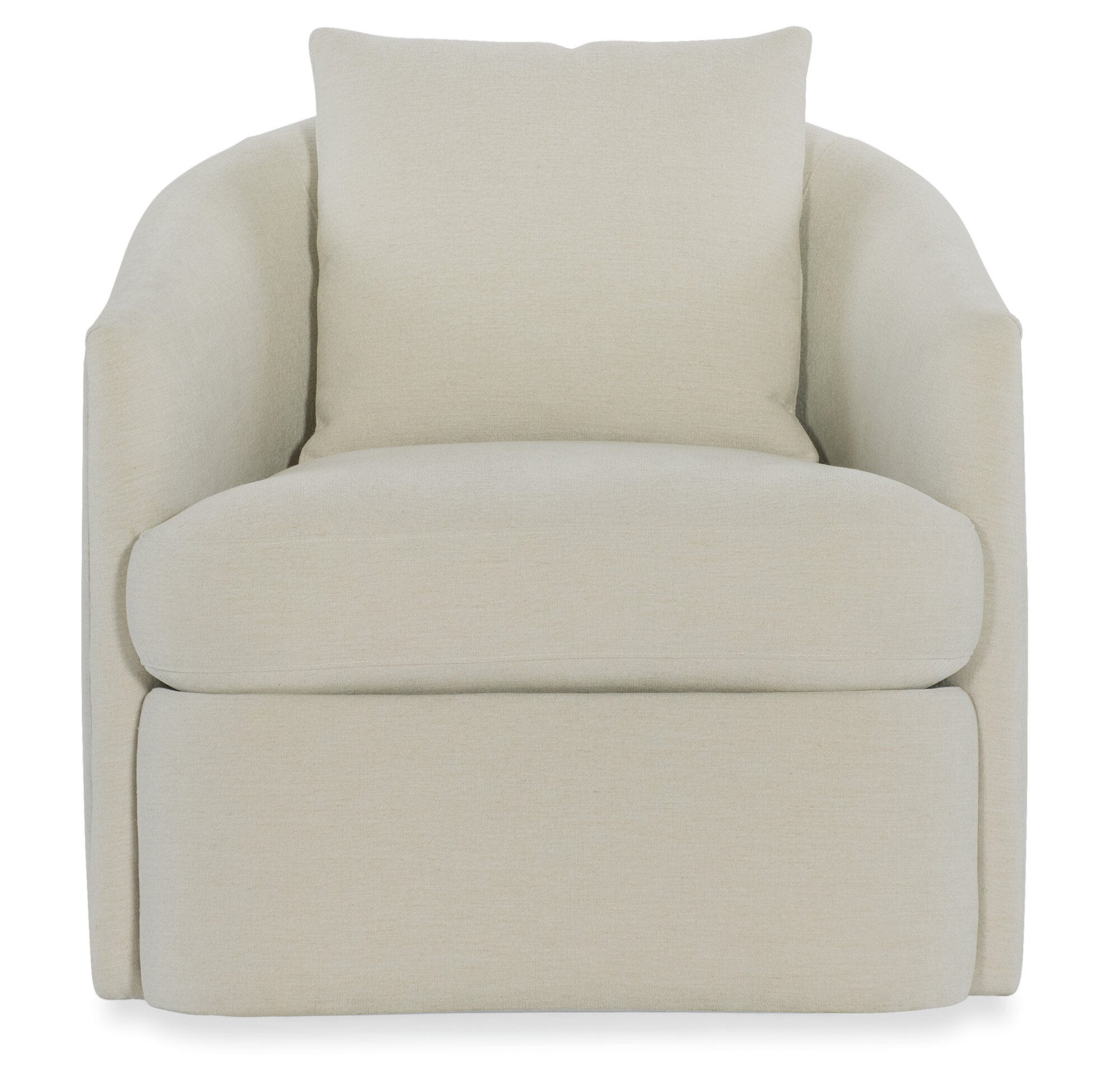 1650009-106243574 Corbin & Hooker Custom Upholstery Corbin Swivel Chair - Image 1
