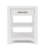 Rosalie 1-Drawer Nightstand-White