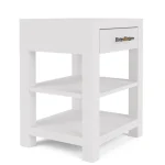 Rosalie 1-Drawer Nightstand-White - Image 6