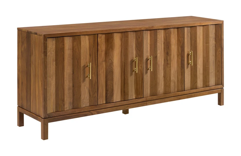 Monogram Walnut Monogram Console