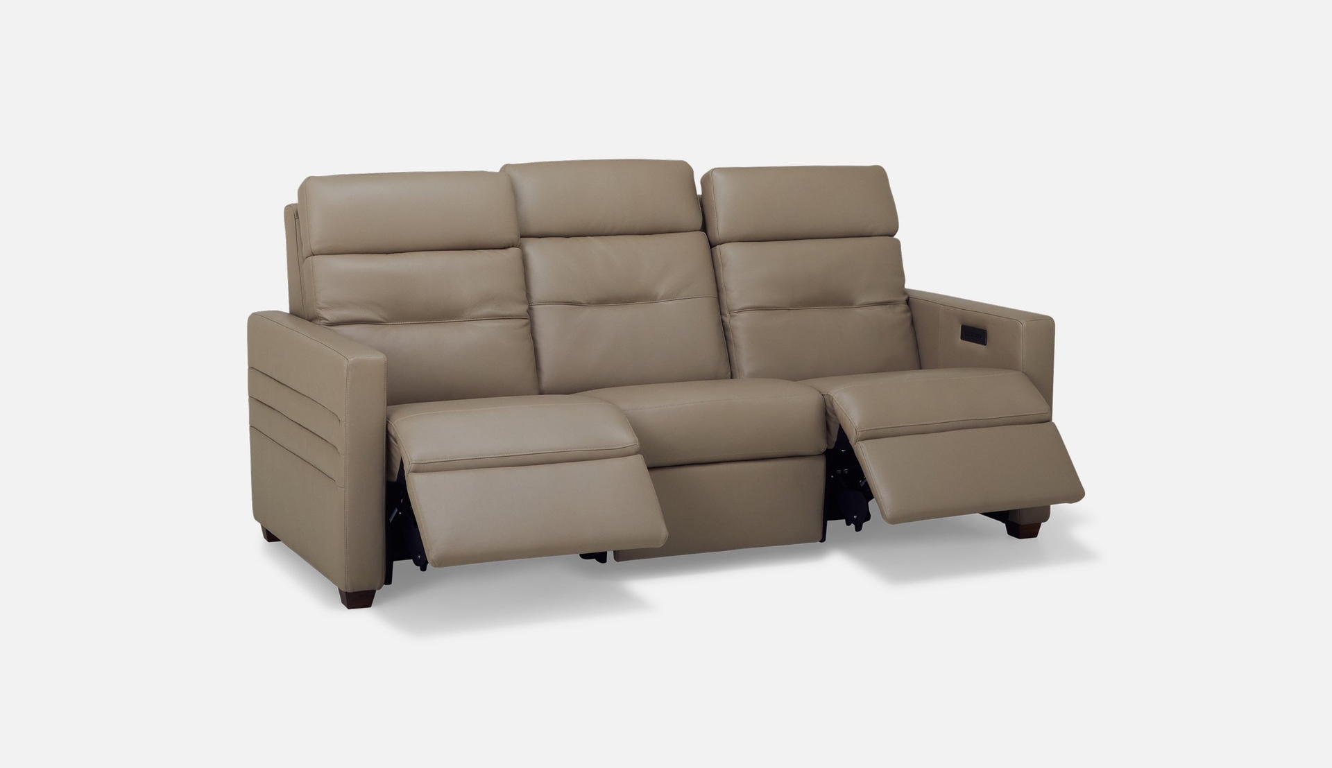 Reece Power Reclining Sofa with Headrest & Lumbar