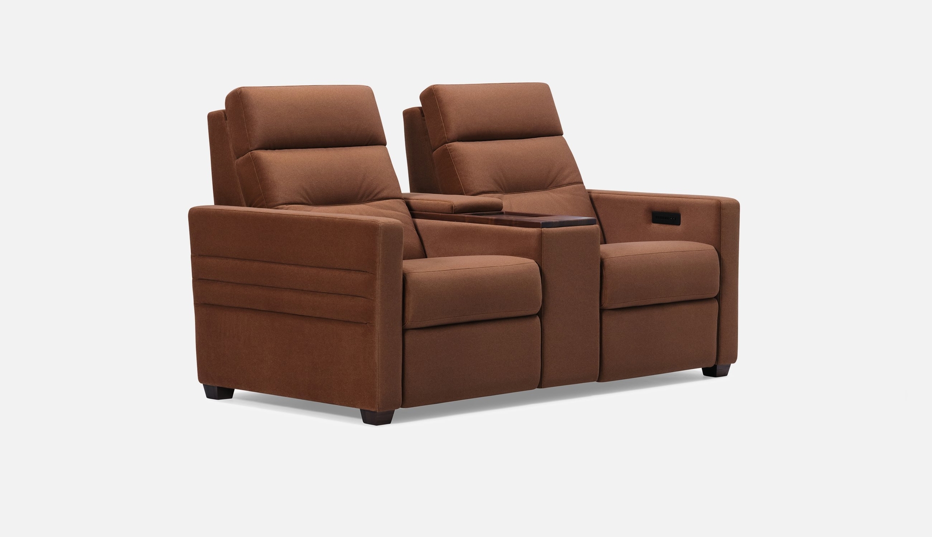 Reece Power Reclining Loveseat with Headrest & Lumbar