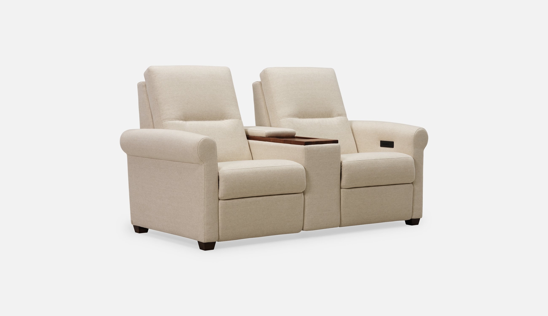 40112L8-106028651 Essex Power Reclining Loveseat with Console and Headrest and Lumbar - Image 1