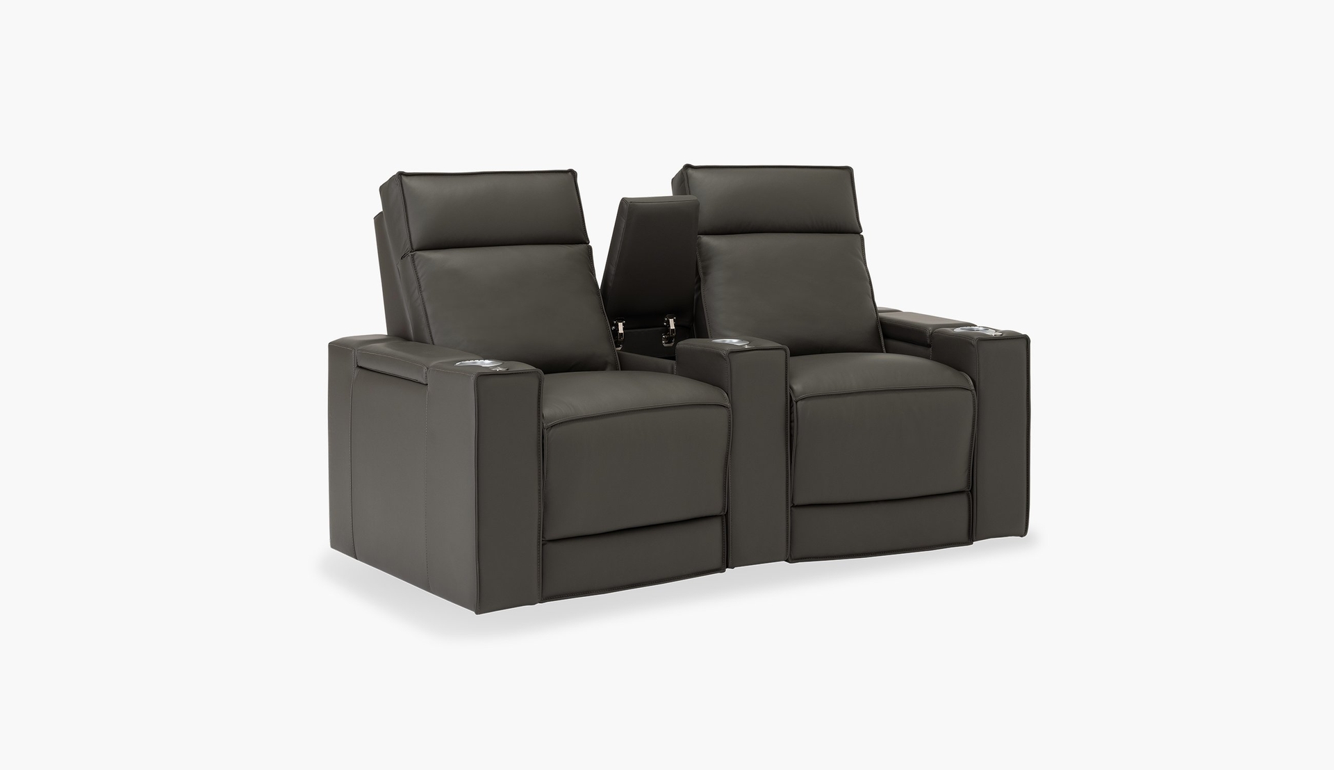Ace Left-Hand Facing Power Recliner with Power Headrest and Lumbar, with Right-Hand Facing Wedge Arm