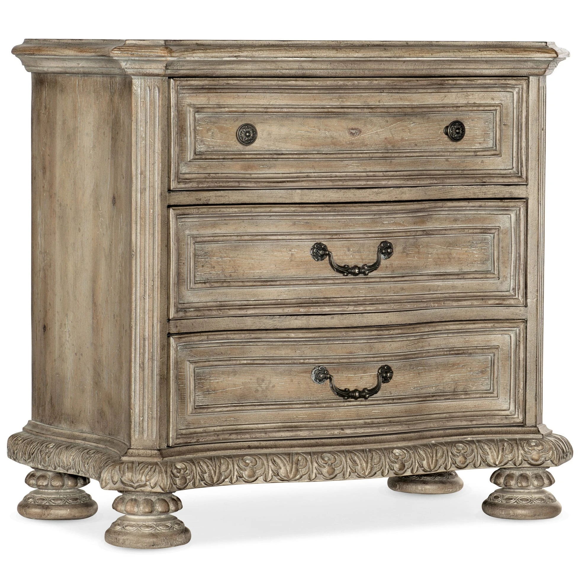 58789001680-106317301 Castella Three Drawer Nightstand - Image 1