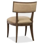 Cashiers Klismos Leather Chair - Image 4