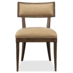 Cashiers Klismos Leather Chair - Image 5
