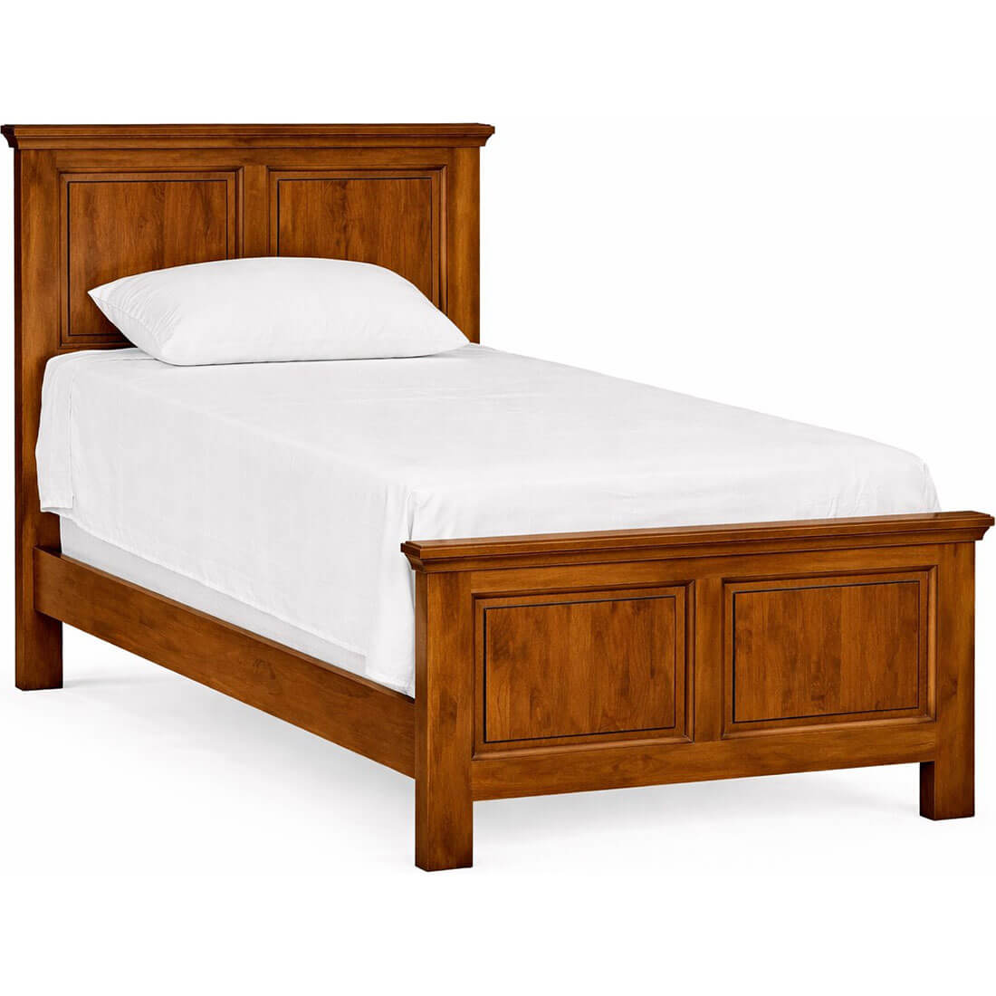 Heritage Raised Panel Twin Bed - Tall Footboard - 61078