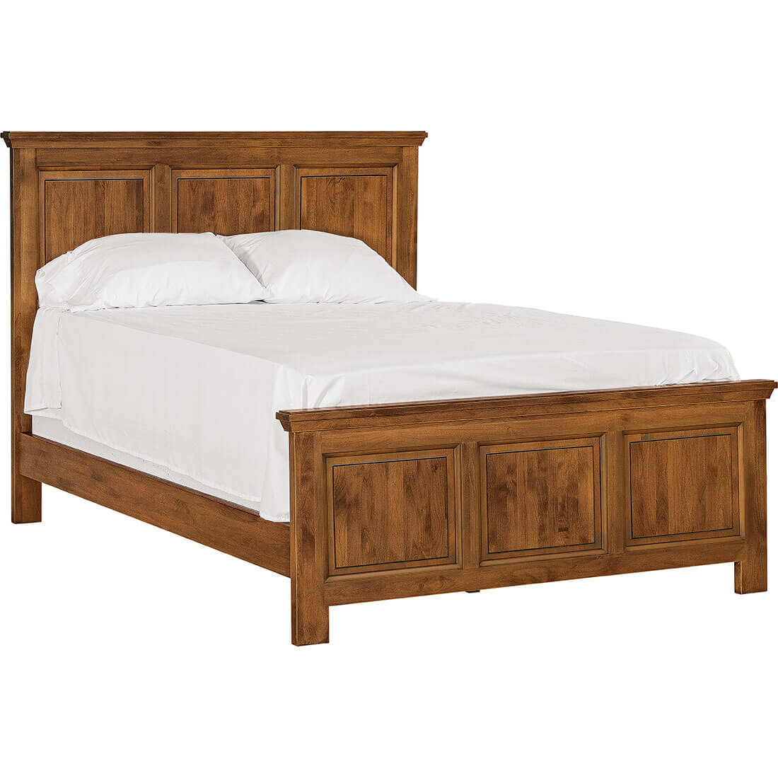 Heritage Raised Panel Queen Bed - Tall Footboard - 61098