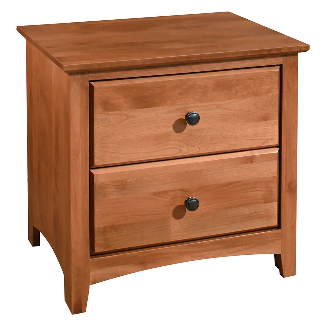 Shaker 2 Drawer Wide Nightstand - 61221