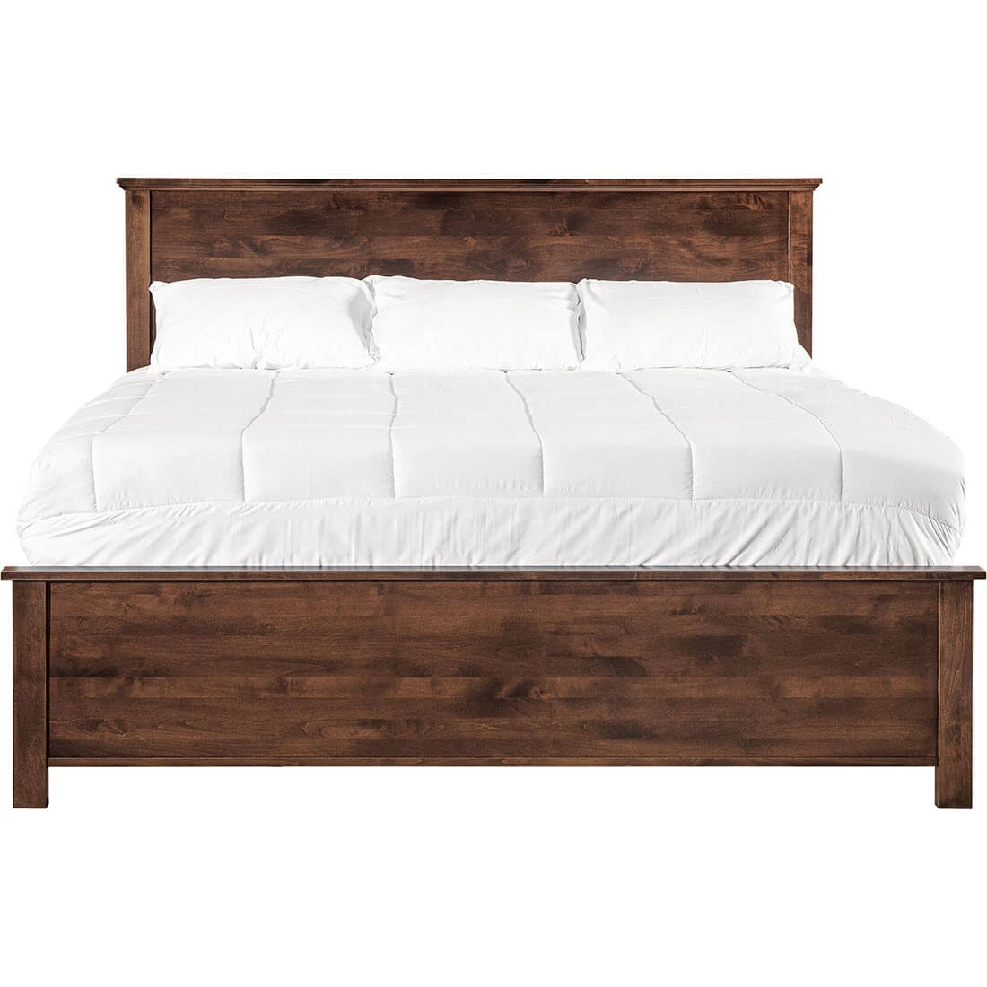 Portland Plank King Bed - Storage Pedestals - 62470