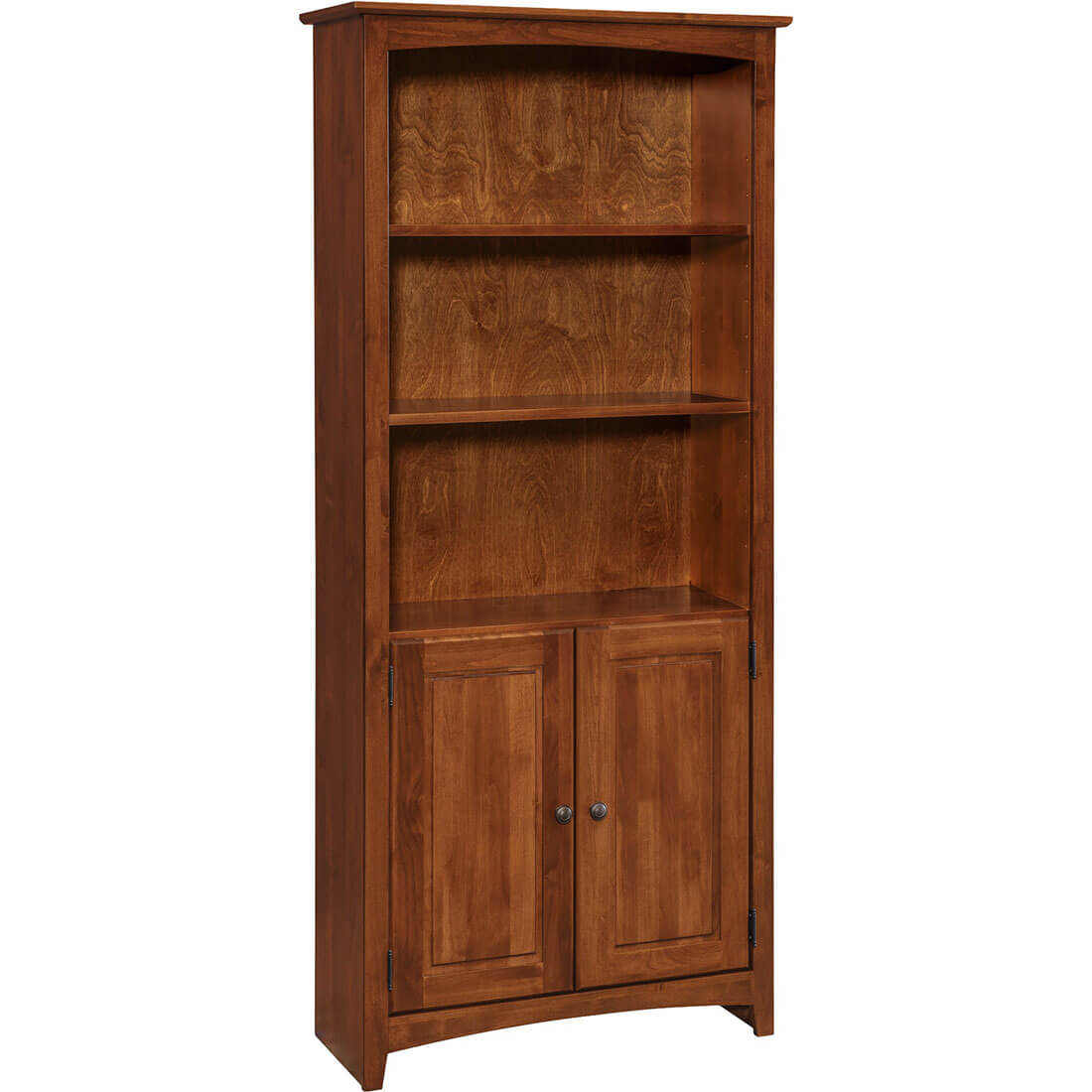 Shaker Bookcases Alder Bookcase 30 x 72 - Doors - 63072D