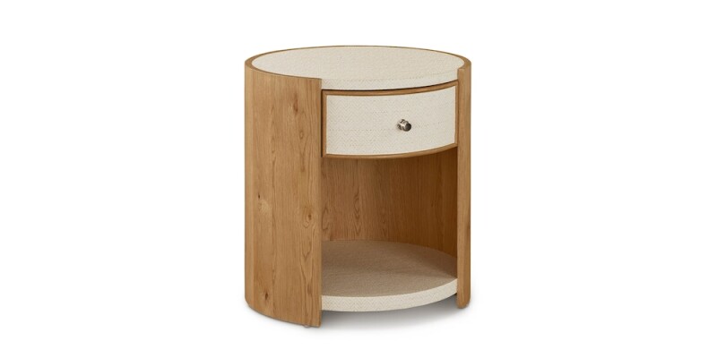 65440642-102929228 Newbury Round Open Front End Table - Image 1