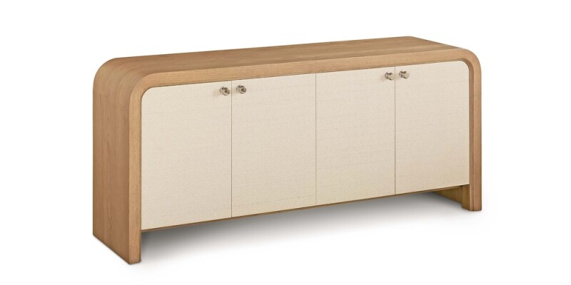 65440699-102927947 Newbury 4 Door Arched Credenza - Image 1