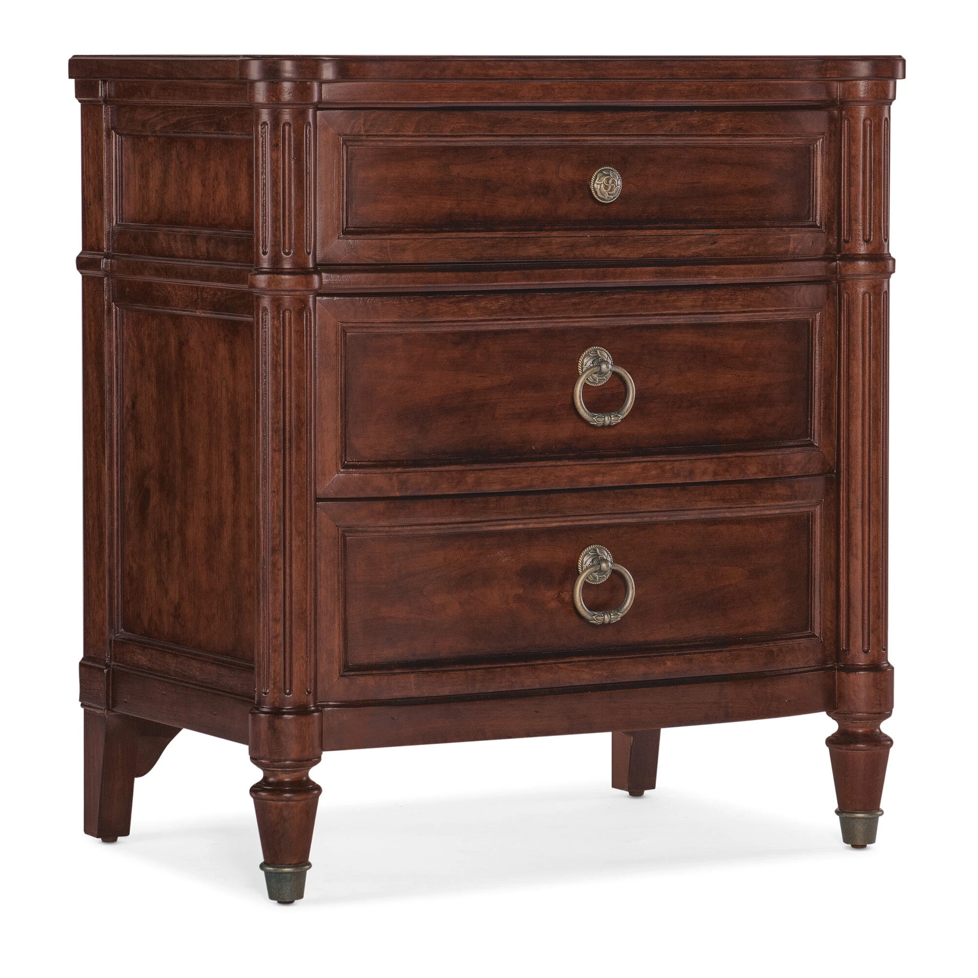 67509001585-106320183 Charleston Three-Drawer Nightstand - Image 1