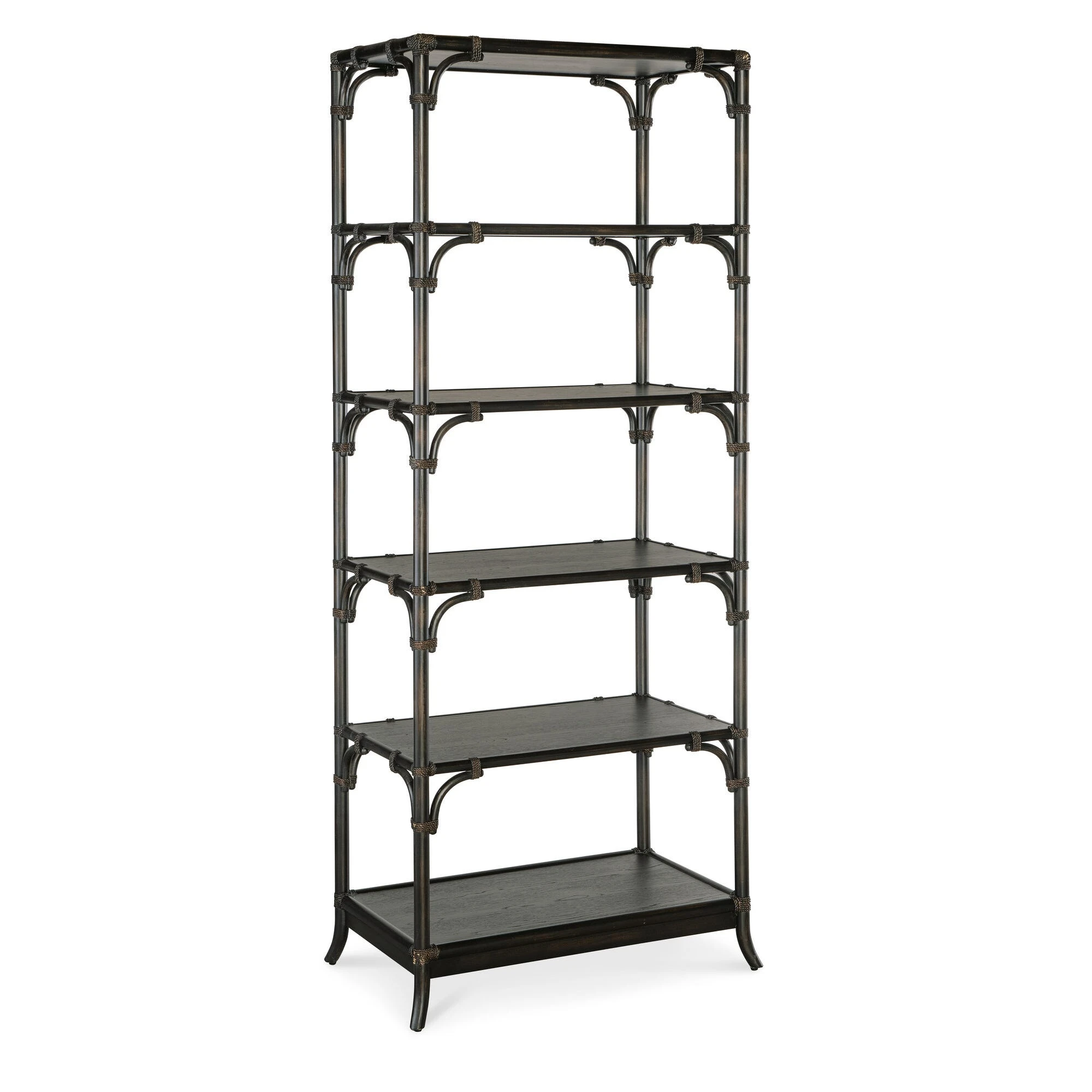 69501044599-106320541 Retreat Pole Rattan Bookcase - Image 1