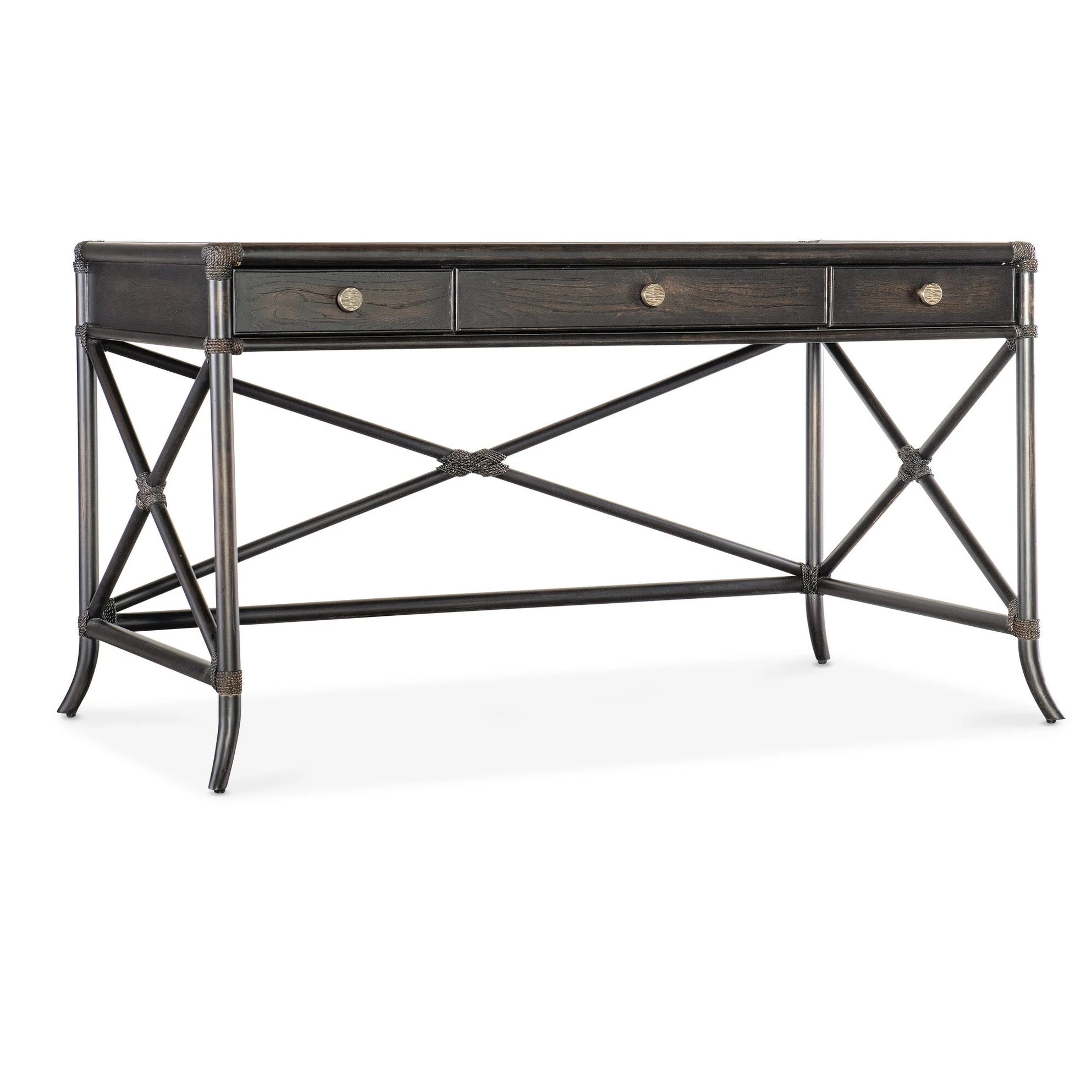 69501045899-106320555 Retreat Pole Rattan Writing Desk - Image 1