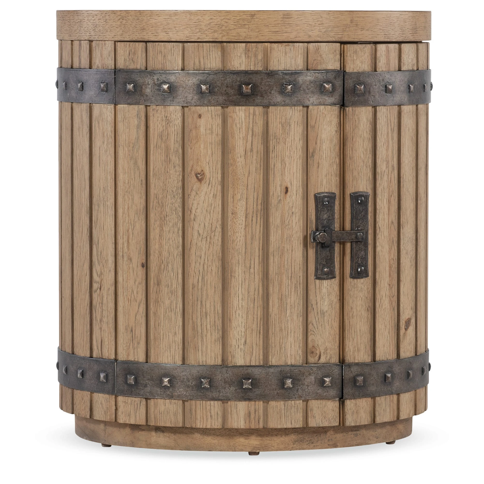 69528011580-106320834 Vineyard Row Wine Barrel End Table - Image 1