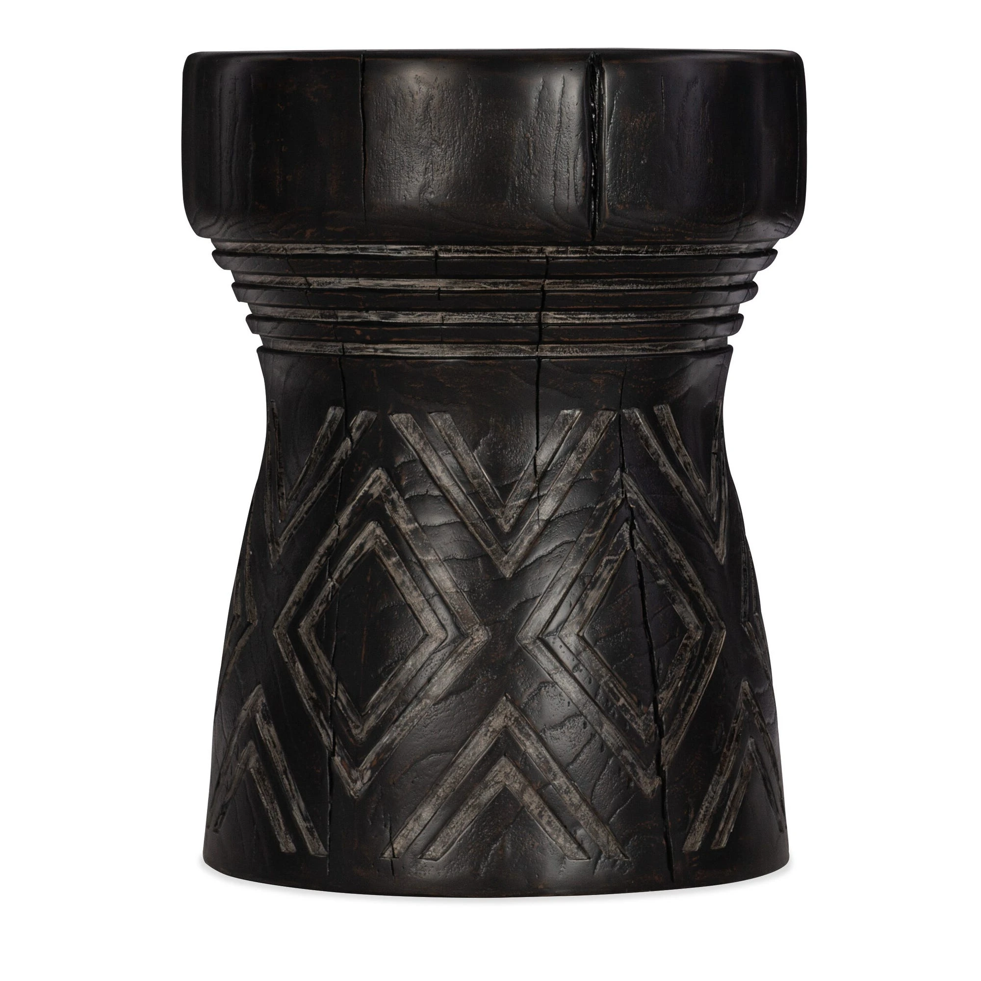 72285063899-106321133 Commerce & Market Carved Stump Side Table - Image 1