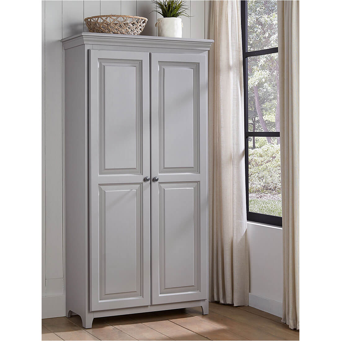 Kitchen & Home Storage 72"H 2 Door Pantry - 73672