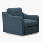Madison Modern English G1 Finished Armless Swivel Chair