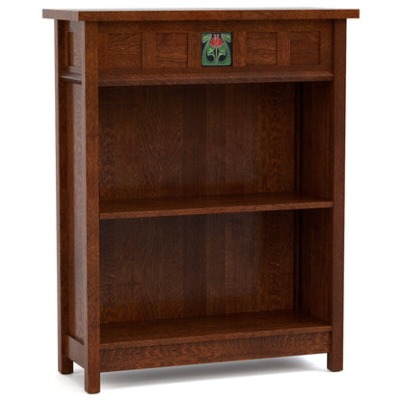 8912513CE032-102127994 Floral Tile Bookcase - 032 Onondaga - Image 1