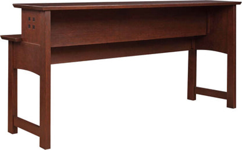 891708503-102116806 Highlands Gathering Island - Oak / 78" / 503-Lodge - Image 1